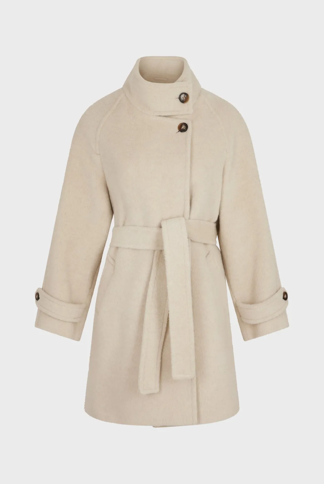 Hot Waisted mid-length coat - LOUISE Coats
