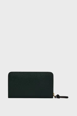 Hot Wallet in leather metallic inside - WALLET Leather Goods