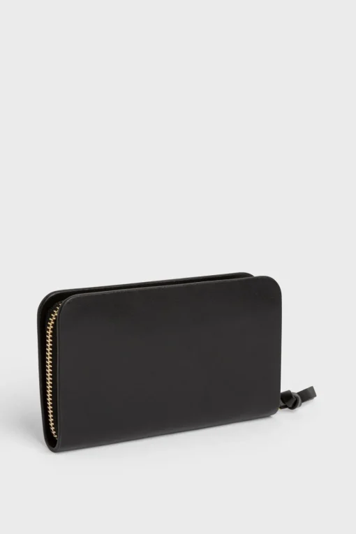 Fashion Walletin plain leather - WALLET Leather Goods