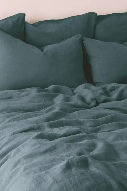 Clearance Washed linen duvet cover - midnight blue Duvet Covers