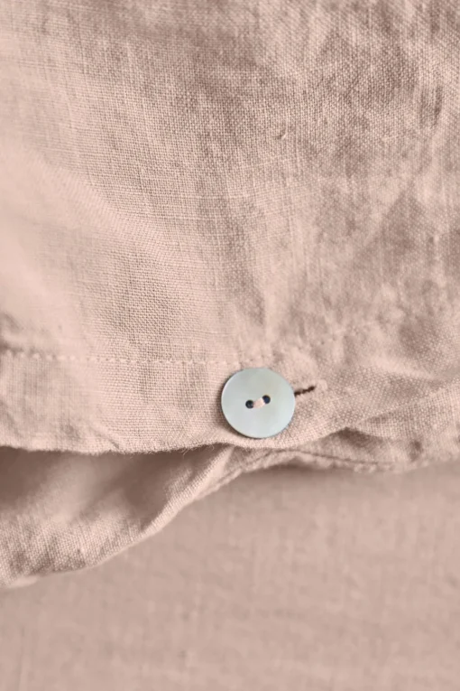 New Washed linen duvet cover - antique rose Duvet Covers