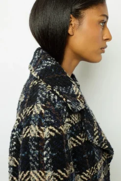 Fashion Wide check coat - LEONETTE Coats