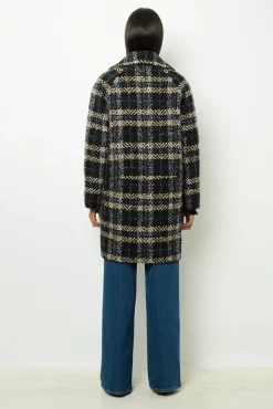 Fashion Wide check coat - LEONETTE Coats
