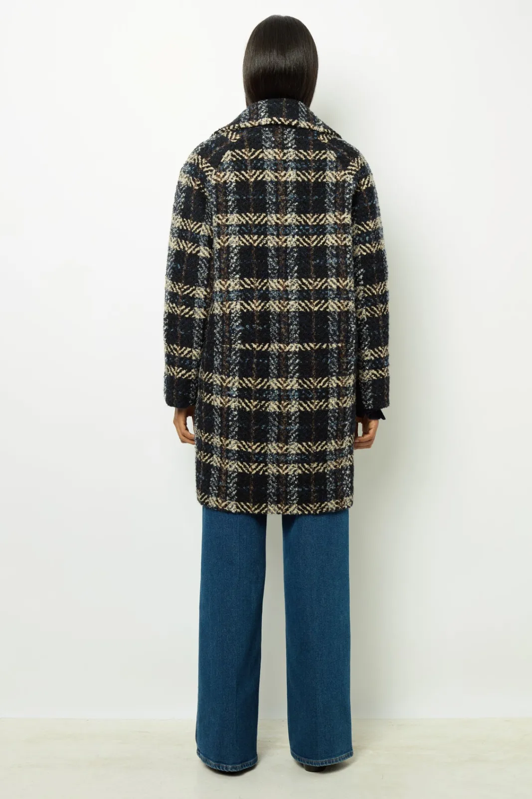 Fashion Wide check coat - LEONETTE Coats