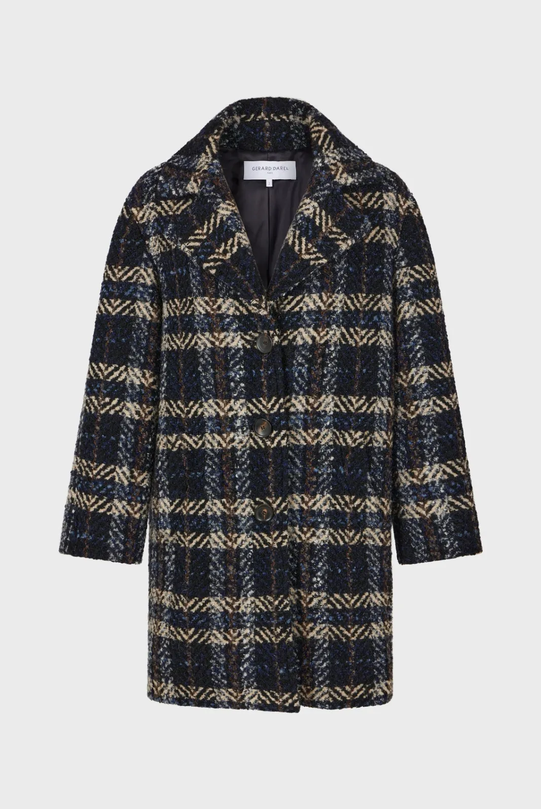 Fashion Wide check coat - LEONETTE Coats