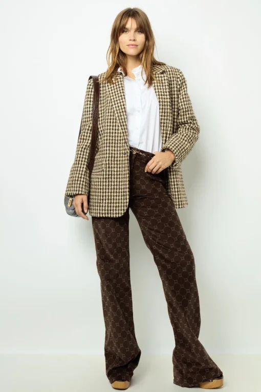 New Wide check jacket - MANUELLE Jackets