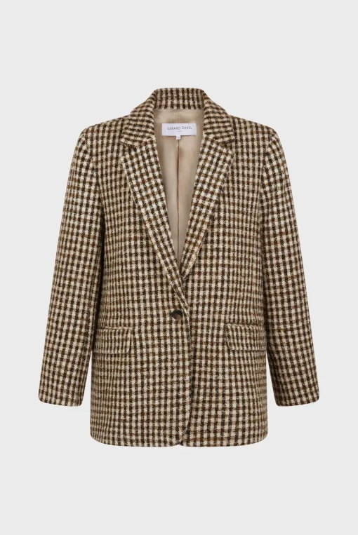 New Wide check jacket - MANUELLE Jackets