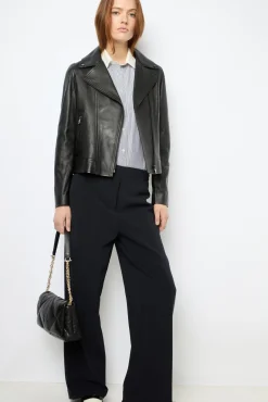 New Wide-leg pants with elasticated waist - NELLY Trousers