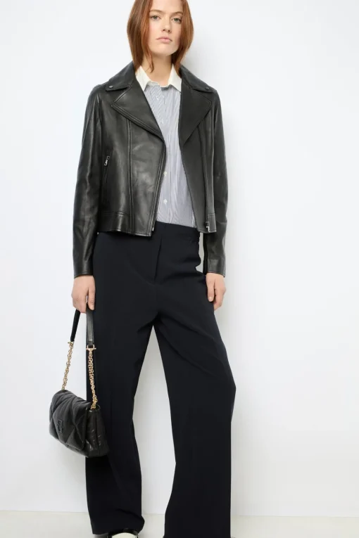 New Wide-leg pants with elasticated waist - NELLY Trousers