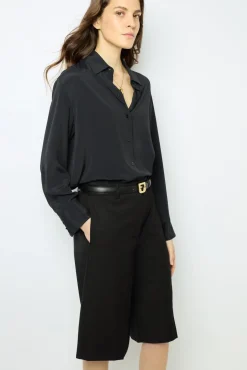 New Wool blend Bermuda shorts - NEYLA Trousers